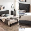 Upholstered Platform Bed Frame ,Wood Slat Support, Easy Assembly - 4 of 4