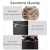 Makeup Bag Vanity Case with Divider and Handle, Aesthetic Makeup Bags, - 4 of 4