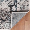 Vintage Traditional Distressed Floral Medallion Indoor Runner or Area Rug by Blue Nile Mills - 3 of 4