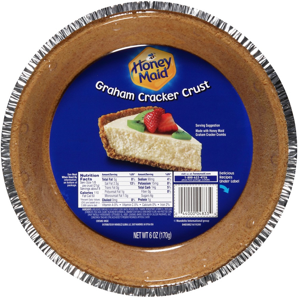 UPC 044000048334 product image for Honey Maid Graham Cracker Pie Crust - 8in - 6oz | upcitemdb.com