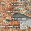 Washable Area Rug, Pastel Oriental Low-Pile Carpet, Stain-Resistant & Non-Slip Runner for Living Room Bedroom Kitchen Hallway Laundry - 4 of 4