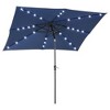 PAGED Rectangle Patio Umbrella Modern Market Umbrella with Push Button Tilt, Crank and 6 Ribs for Garden, Base Not Included - 2 of 4