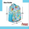 Adventure Time Classic Cartoon Backpack: Fin and Jake Allover Print Backpack by Cartoon Network - Light Blue, Blue - 4 of 4