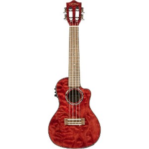 Lanikai QM-CEC Quilted Maple Concert Acoustic-Electric Ukulele - 1 of 3