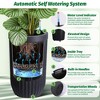 14.5/23 Inch Tall Planters Set of 2, Marble Finish Self Watering Pots for Outdoor & Indoor Plants, Living Room, Home, Office, Patio, Porch, Garden - 3 of 4