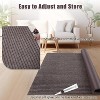 Marine Carpet Boat Flooring Rug | Waterproof Outdoor Mat with Non-Slip TPR Base | Brown Stripe Design for Patio, Deck & Camping - 3 of 4