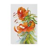 Trademark Fine Art -Joanne Porter 'Tiger Lilies' Canvas Art - 2 of 3