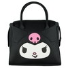 Sanrio Hello Kitty and Friends Kuromi Women's Top Handle Satchel Handbag Faux Leather Cossbody Purse Black - 2 of 4