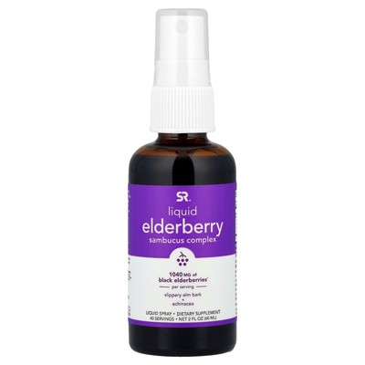 Sports Research Liquid Elderberry Sambucus Complex Liquid Spray, 1,040 mg, 2 fl oz (60 ml)