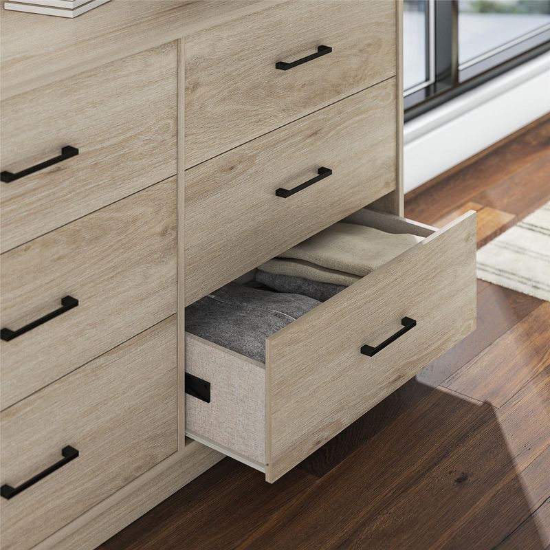 Ameriwood Home BrEZ Build Pearce Wide 6 Drawer Dresser, 4 of 5