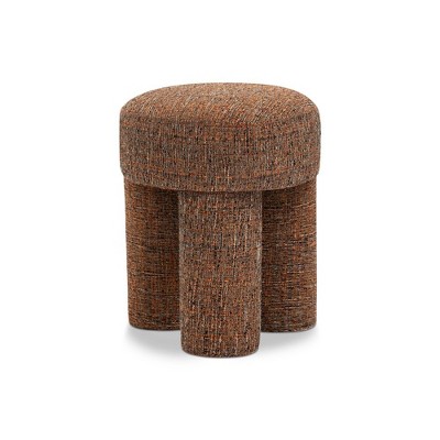 Meridian Furniture,Larson Polyester Fabric Ottoman/Stool
