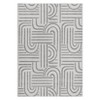 Modern Area Rug for Living Room, Vintage Low Pile Floor Rug with Non Slip Backing, Washable Stain Resistant Carpet for Dorm Office - 3 of 4