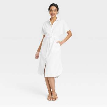 Buy Women's White Shirt Dress Dresses Online