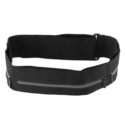 Unique Bargains Waist Pack Bag for Running Medium Black 1 Pc