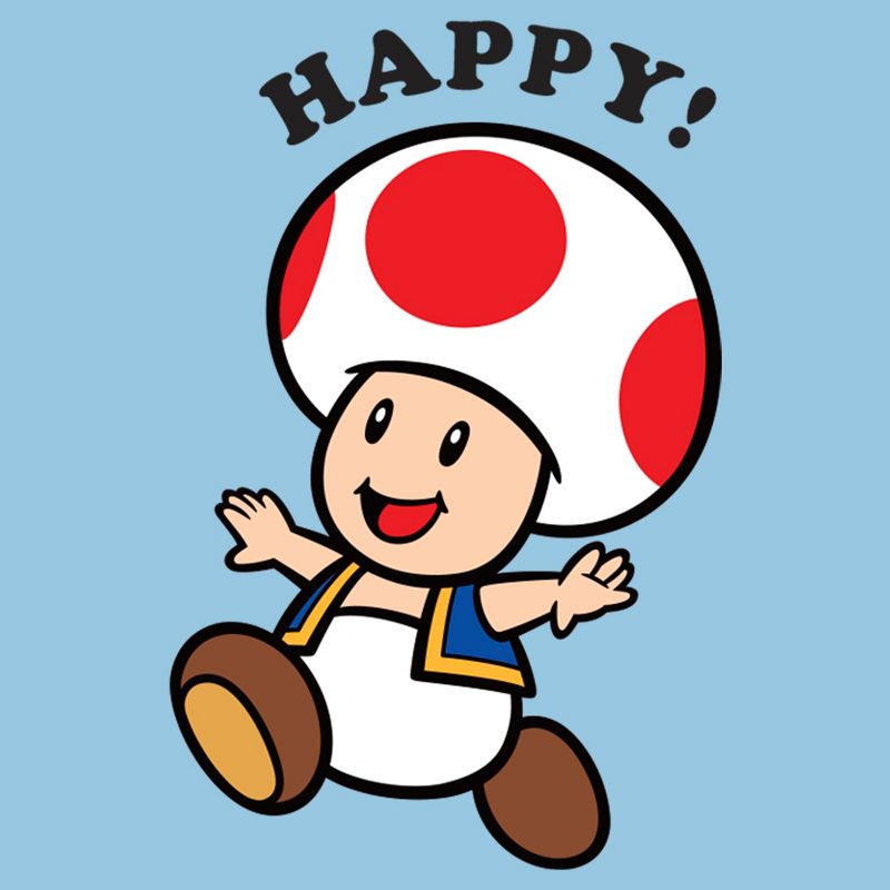 Toddler's Nintendo Happy Toad T-Shirt, 2 of 4