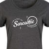 Women's - Instant Message - Ray Of Sarcastic Sunshine Graphic T-shirt Dress - 2 of 4