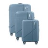IZOD Zora Lightweight Polycarbonate Hard Shell 3 Piece Luggage Set - (20", 24", 28") with 360° Dual Spinning Wheels and Combo Lock - 3 of 4