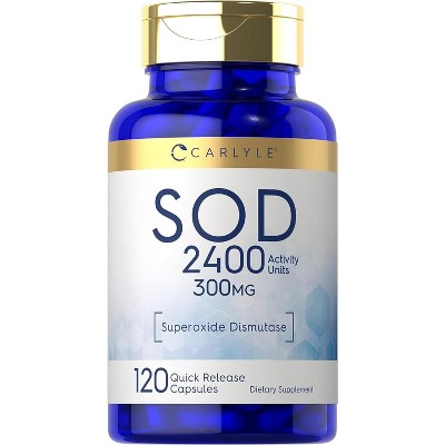 Carlyle SOD 2400 Units 300 mg | 120 Capsules