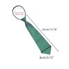 Allegra K Men's Pre Tied Formal Casual Zipper Solid Color Adjustable 8cm-wide Tie - 4 of 4