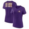 NCAA LSU Tigers Women's Bi-Blend Crew T-Shirt - 3 of 3