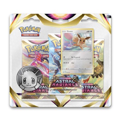 Pokémon Trading Card Game: Sword & Shield—Astral Radiance Three-Booster Blister - Eevee