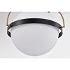 Nuvo Lighting Lakeshore 1 - Light Flush Mount in  Matte Black - 2 of 4