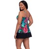 Trimshaper Women's Terri Adjustable Neckline Tankini Swimsuit Top - 2 of 3