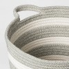 Striped Coiled Kids' Rope Basket - Pillowfort™ - image 3 of 4