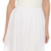 White Mark Women's Chiffon Pleated Midi Skirt - 4 of 4