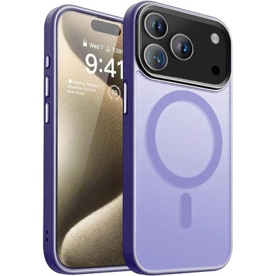 Entronix [Magnetic] Case Compatible with iPhone 17 Pro - Translucent Frosted Matte