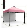 10x10 Pop Up Canopy with Sidewalls, Portable Outdoor Canopy with One Push Setup, Easy Set-Up Waterproof Pop Up Tent for Outdoor Party - 3 of 4