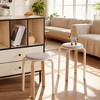 Set of 4 Stackable Stools, Stackable Bentwood Stools, Round Backless Chairs for Dining Room, Kitchen, Classroom - 3 of 4