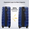 Lyngins 3-Piece Hardside Luggage Set – 20" Carry on Luggage,24" & 28" Expandable Spinner Suitcases with TSA Lock, ABS Lightweight Build, 360° Wheels - 3 of 4