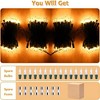 Garvee 400 Counts 106Ft Lights, 4 Sets of 100 Mini Lights 26.5 Feet String Lights with Replace Fuse and Bulb(Warm White) - 4 of 4