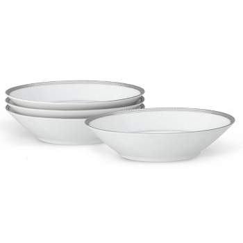 Noritake Regina Platinum Set of 4 Fruit Bowls