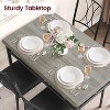 Dining Table Set for 4, Kitchen Table and Chairs, Dining Room Table Set w/4 Upholstered Chairs, Kitchen Table Set for Small Space, Apartment - 3 of 4