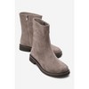 Lucano - Taupe Suede Leather Ankle Boot (Women) taupe 6 Forever & Always Shoes US - 2 of 4