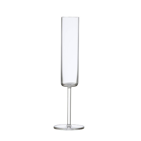 4pk Geneva Crystal 7.7oz Champagne Flutes - Threshold Signature