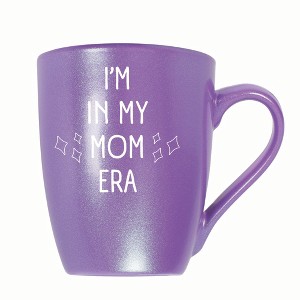 Elanze Designs In My Mom Era 10 ounce New Bone China Coffee Tea Cup Mug, Passion Purple - 1 of 4
