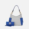MKF Collection Penelope Circular Print Women’s Shoulder Bag with matching wallet by Mia K - 2 of 4