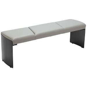 Zuo Mur Bench Gray - 1 of 4