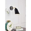Elegant Lighting Halycon 5 inch black and brass wall sconce - 2 of 4