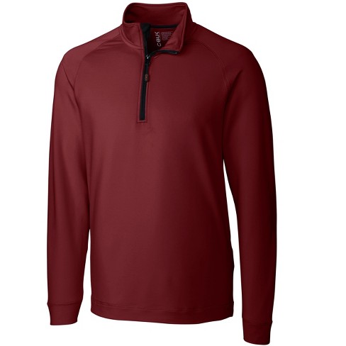 Cbuk Men's Jackson Half Zip Overknit Jacket - Bordeaux - M : Target