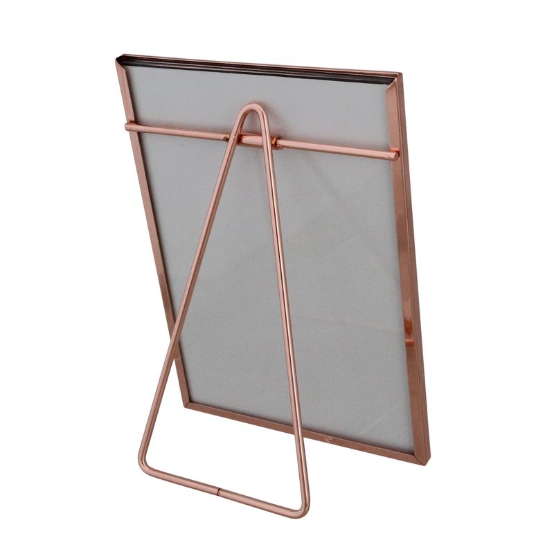 Northlight 7.25" Classical Rectangular 5" x 7" Photo Picture Frame with Easel Back - Rose Gold, 5 of 6