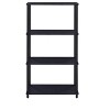 Kumasinova 4-Tier Industrial Bookshelf,Open Shelf Bookcase with Metal Frame,Modern Book Shelves for Bedroom,Living Room,Office - 3 of 4