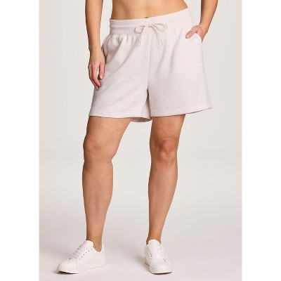RBX Active Women's Elevated Athleisure Luxe Heathered Fabric All Season Lounge Shorts with Pockets