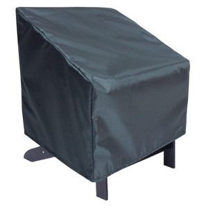 Summerset Shield High Back Chair Cover Ultimate Protection for Your Outdoor Furniture 30" x 30" x 36" Mercury - 1 of 4