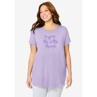 Dreams & Co. Soft Pj Tunic Tee