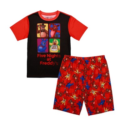 Five Nights At Freddy's Youth 2-piece Short-sleeve Pajama Set-4 : Target