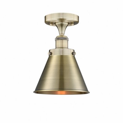 Appalachian - 1 Light Semi-Flush Mount In Traditional Style-9.88 Inches Tall and 8 Inches Wide